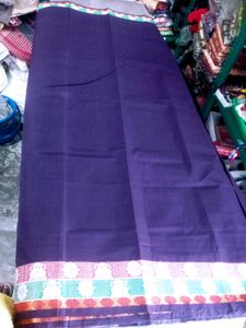 80's Sungudi plain cotton saree