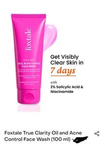Foxtale Oil and Acne Control Face Wash | 2% Salicy