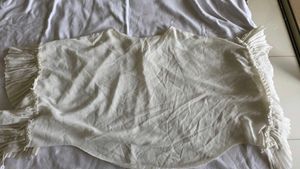 Elegant White Ruffled Top