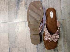 Stylish Brown Bow Sandals