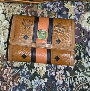 Authentic MCM Visetos Trifold Wallet