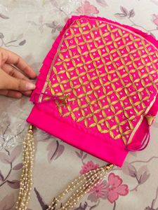 Beautiful Gota Patti Work Potli Bag