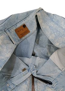 Blue Printed Women Jean