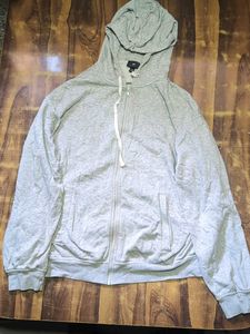 Grey H&M Zip-Up Hoodie