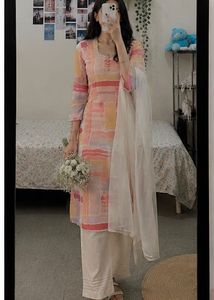 Pastel Print Kurta