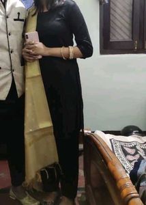 Black Patiala Salwar And Kurta