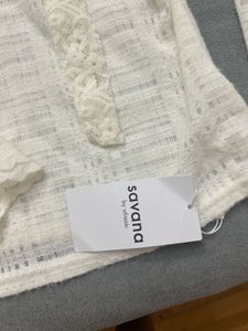 Elegant White Lace Blouse