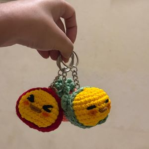 Crochet Chick Keychains