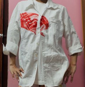 white shirt