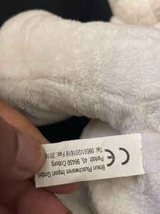 Cute White Teddy Bear Toy