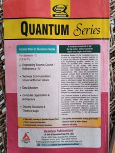 B. Tech Second Year Quantum Series