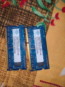DDR3 2x RAM Modules Laptop Memory 2g