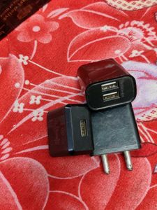 Dual USB Charger Adapters 3 pcs set