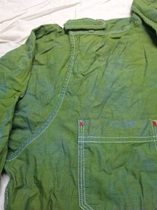 Men's Olive Green Cargo Shirt