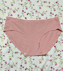Pink Ribbed Briefs
