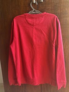 Calvin Klein Red Crew Neck Top