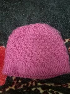 Woolen Cap For Women Free Size