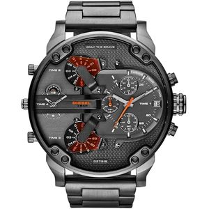 Diesel BIG DADDY chronograph gold watch PREMIUM QU