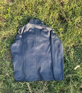 Stylish Dark Grey Zip-Up Jacket