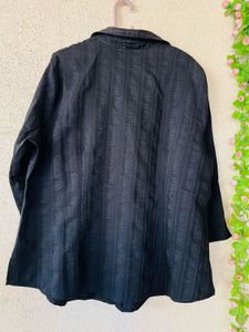 Chic Black Button-Down Shirt