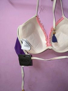 Cute Pink &amp; Purple Bikini Top