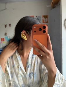 Unique Hand Ear Cuff with Rhinestones