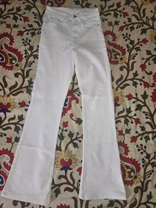 White Flare Jeans