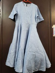 Light Blue Midi Dress