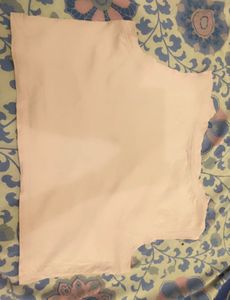 Pink Graphic Crop Top