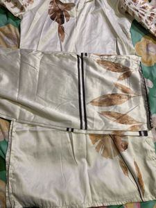 Elegant Floral Print Kurta Set
