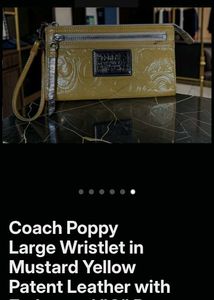 Coach Monogram Wristlet