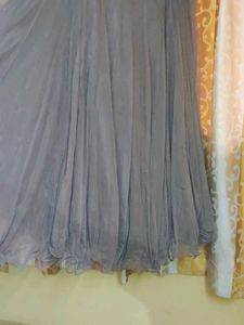 Elegant Brown Tulle Skirt