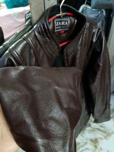 Abroad Zara Men's Faux Leather Jacket