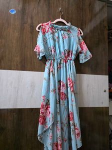 Beautiful Floral Cold Shoulder Dress