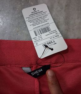 Coral Shein Shorts
