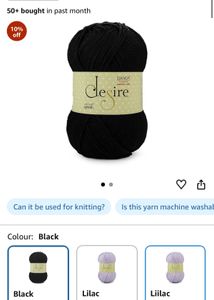 Black and White Yarn Balls