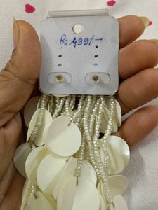 💕 Unique💕Pearl Dangle Earrings