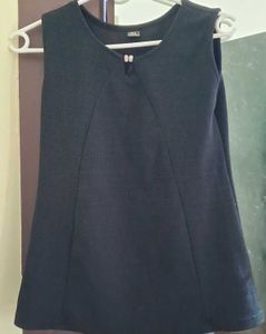Sleeveless Black Top