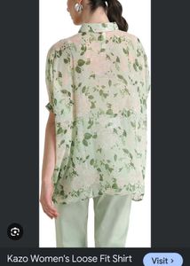 kazo Chic Floral Loose Fit Shirt