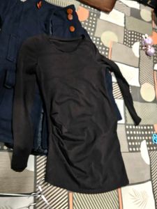 Stylish Blue coat &amp; Brown dress free