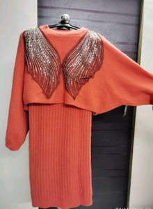 Winter Wear One Piece With Beautiful Work Jack