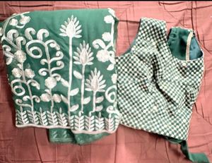 Green Lehenga with Jacket