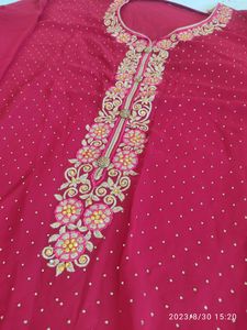 Heavy Unstitched Garara Suit