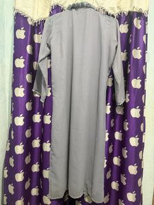 Elegant Grey Kurta Set with Embellishments