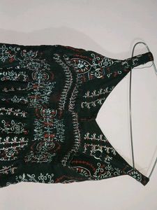 Boho Printed Strappy Maxi Dress