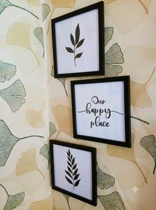 acrylic glass Framed Wall Art (set of 3)