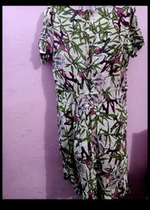 Floral Print Tunic Top