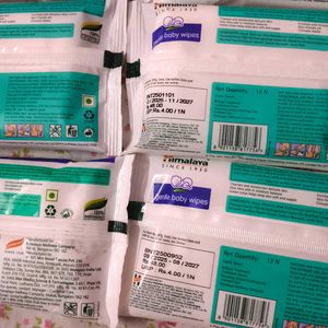 COMBO OF 6 Himalaya Gentle Baby Wipes with Lid (72