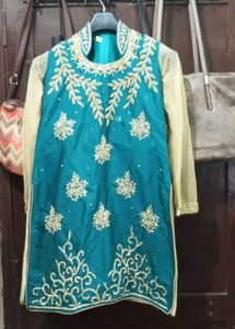 Designer sharara with Embroidered Blouse