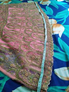 Front Back Fully Embroidered frock sharara set